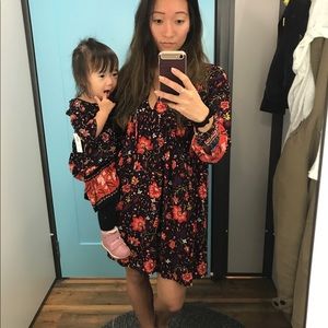 Mommy daughter matching dresses